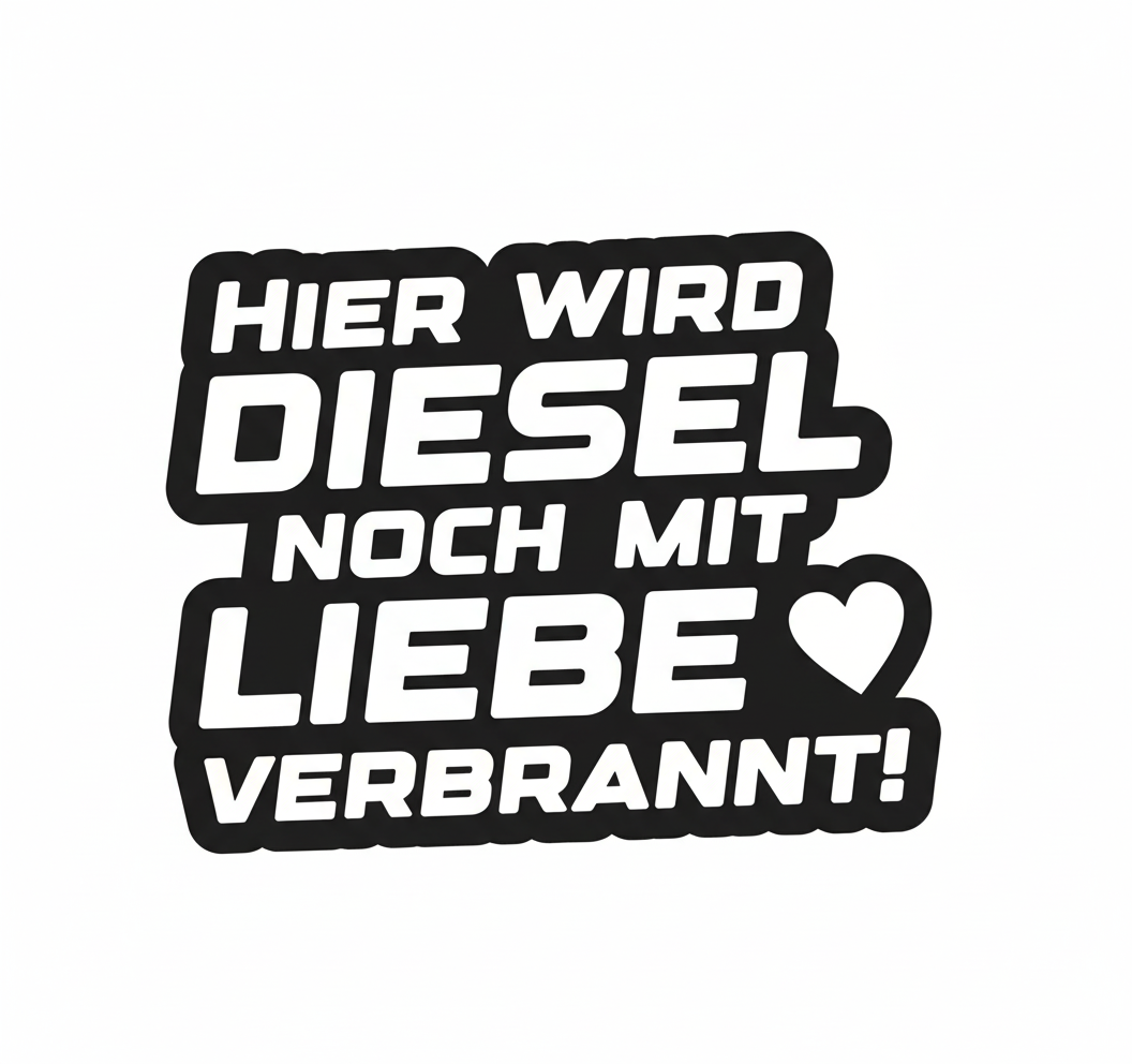 Hier wird Diesel noch mit liebe verbrannt